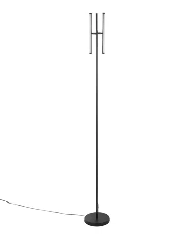 Lumisource 65" Metal Icicle Swivel Floor Lamp In Black
