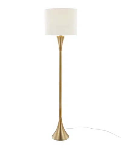 Lumisource 65" Metal Lenuxe Contemporary Floor Lamp In Gold