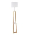 Lumisource 68" Wood Cosmo Floor Lamp In Multi