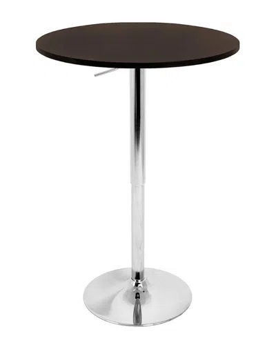 Lumisource Adjustable Bar Table In Black