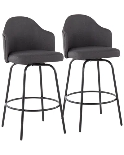 Lumisource Ahoy Counter Stool In Black
