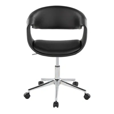 Lumisource Arshad Upholstered 5-star Task Chair In Black