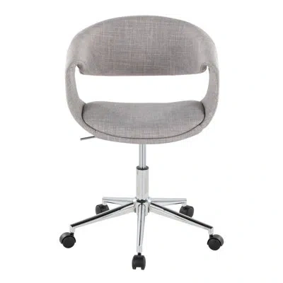 Lumisource Arshad Upholstered 5-star Task Chair In Gray