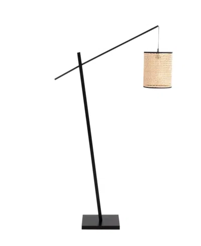 Lumisource Arturo 60" Wood And Metal Floor Lamp In Black,brown