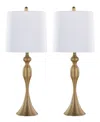 Lumisource Ashland 27" Metal Table Lamp, Set Of 2 In Gold,white
