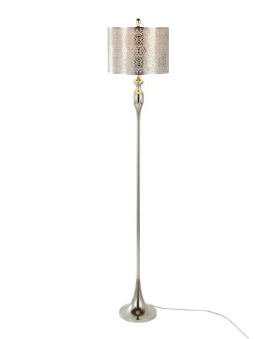 Lumisource Ashland 63" Metal Floor Lamp In Silver