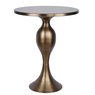 Lumisource Ashland Metal Accent Table Matte Golden Bronze By