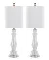 Lumisource Bishop 24" Glass Table Lamp, Set Of 2 In Clear