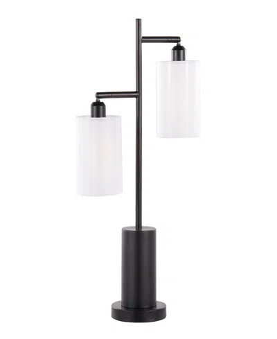 Lumisource Cannes 27" Metal Table Lamp In Black,white