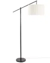 Lumisource Casper 69 Contemporary Metal Floor Lamp In Oil Br In White