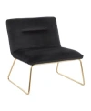 Lumisource Casper Accent Chair In Black