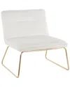 Lumisource Casper Accent Chair In Gold