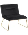Lumisource Casper Accent Chair In Gold
