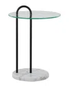 Lumisource Claire Side Table Tb-claire Wmbkgl
