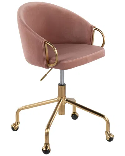 Lumisource Claire Task Chair In Gold