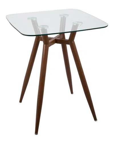 Lumisource Clara Side Table In Brown