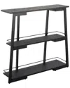 Lumisource Converge Bookcase In Black
