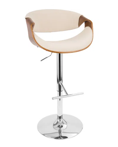 Lumisource Curvo Barstool In Pink
