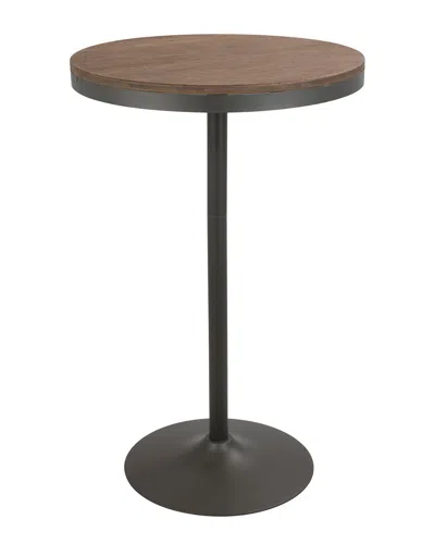 Lumisource Dakota Bar Table In Brown