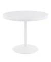 Lumisource Dakota Industrial Dining Table In White