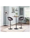 Lumisource Discontinued  Pebble Adjustable Bar/counter Table