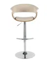 Lumisource Vintage Mod Barstool In Neutral