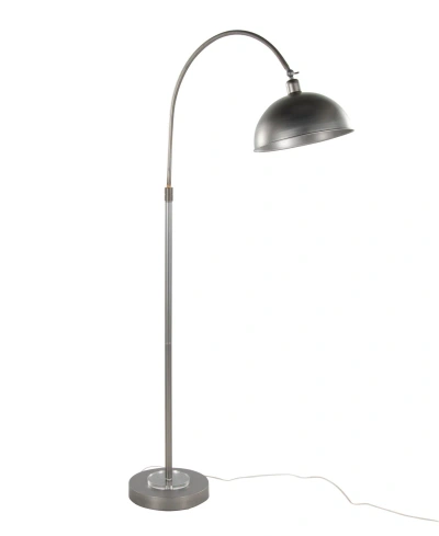 Lumisource Emery 63.5" Metal Floor Lamp In Pewter