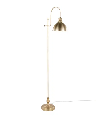 Lumisource Emery 64" Contemporary Metal Floor Lamp In Gold Metal