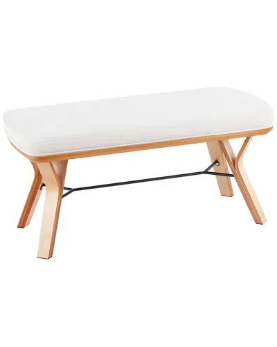 Lumisource Folia Bench In White