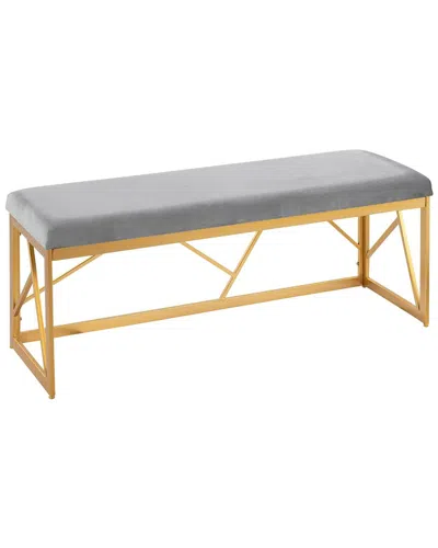 Lumisource Folia Metal Bench In Gold
