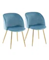 Lumisource Fran Contemporary Chair, 2 Piece Set