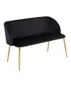 Lumisource Fran Glam Bench