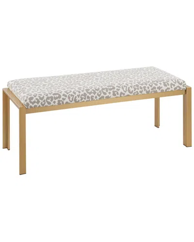 Lumisource Fuji Bench In Animal Print