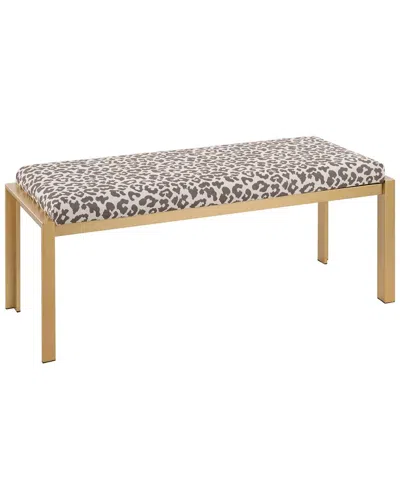 Lumisource Fuji Bench In Gold