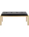Lumisource Fuji Bench In Gold