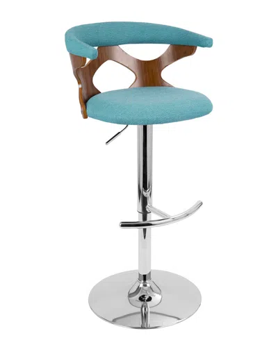 Lumisource Gardenia Barstool In Blue