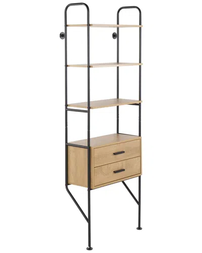 Lumisource Lean Bookcase In Black
