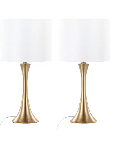 Lumisource Lenuxe 24.25" Metal Table Lamp In Gold