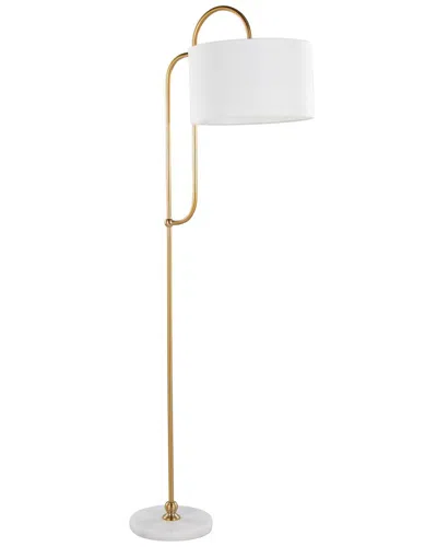 Lumisource Leslie 63in Glam Floor Lamp With Linen Shade