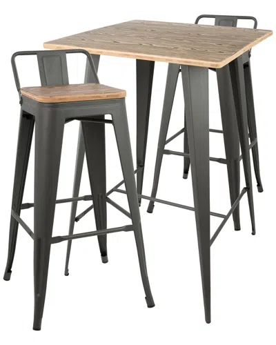 Lumisource Oregon Low Back Pub Set