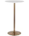 Lumisource Pebble Table In Brown