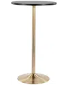 Lumisource Pebble Table In Gold
