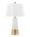 LUMISOURCE PENELOPE 22" CERAMIC TABLE LAMP