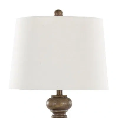 Lumisource Peppa 31" Contemporary Polyresin Table Lamp - Set Of 2 In Gray