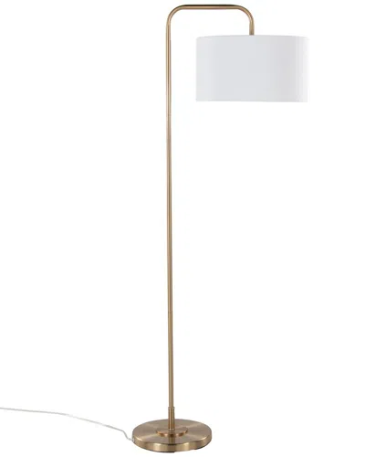 Lumisource Puck 63 Metal Floor Lamp In Brown