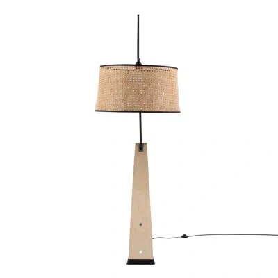 Lumisource Robyn-salon Floor Lamp In Black;brown
