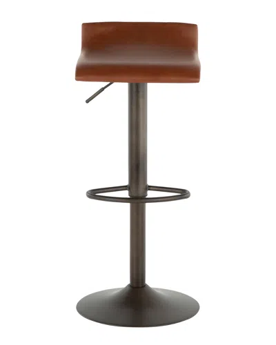 Lumisource Set Of 2 Ale Barstools In Red