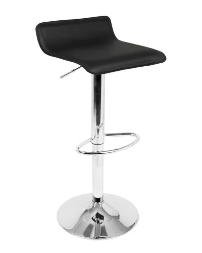 Lumisource Set Of 2 Ale Barstools In Black