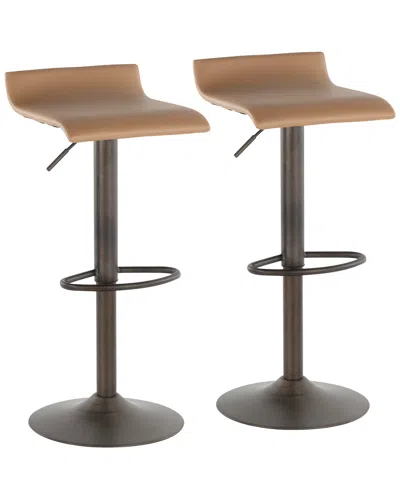 Lumisource Set Of 2 Ale Barstools