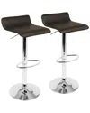 Lumisource Set Of 2 Ale Barstools